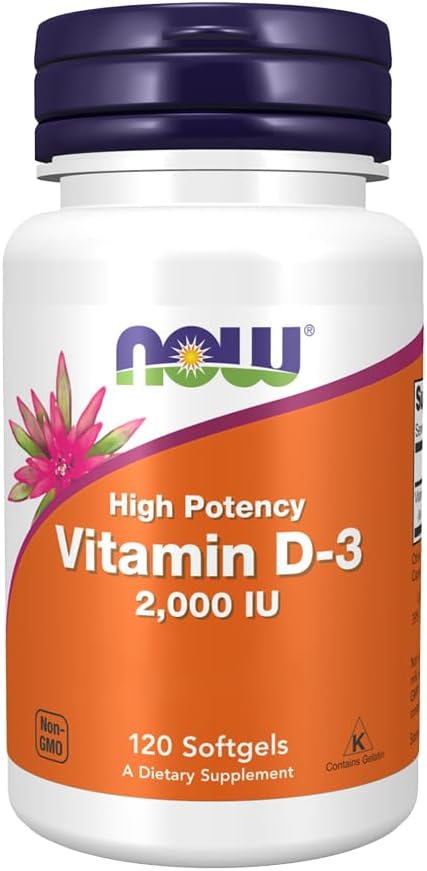 Vitamin D3 2000IU – 120 kapsułek Softgel