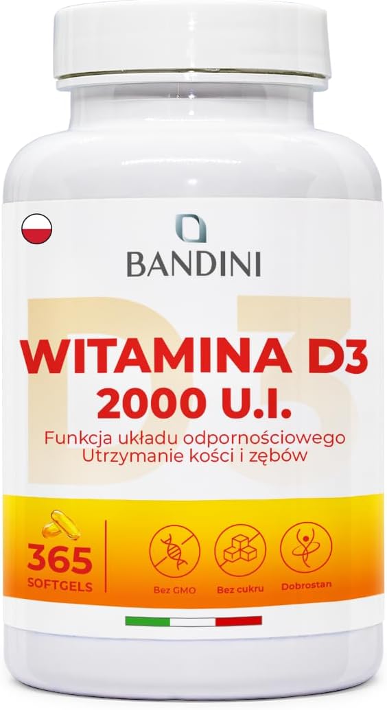 Bandini® Witamina D3 2000 j.m. w Oliwie Extra Virgin