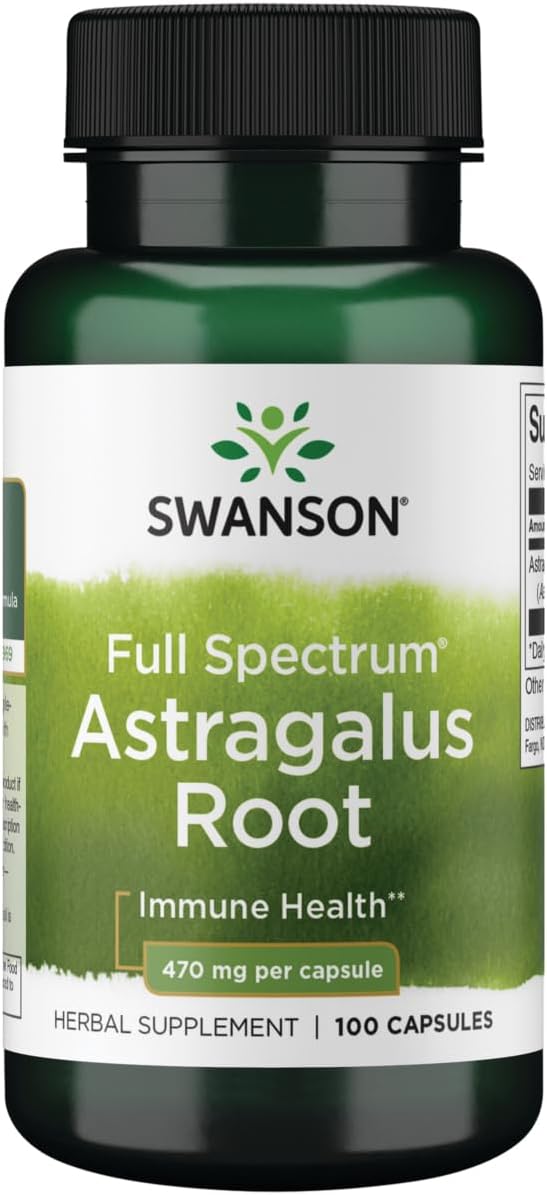 Astragalus 470 mg Traganek 100 kapsułek SWANSON