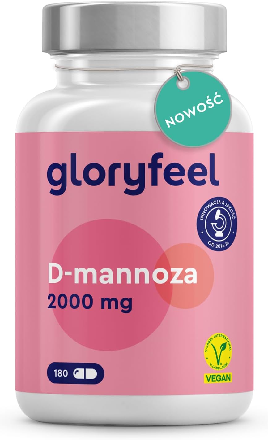 Gloryfeel D-Mannoza - Opakowanie 180 Kapsułek