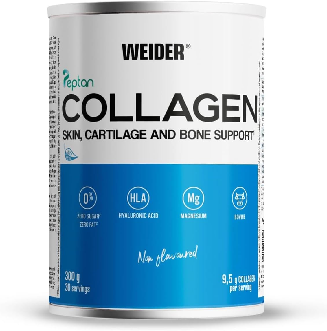 Weider Collagen 300 g - Kolagen z Kwasem Hialuronowym, Magnezem i Witaminą C