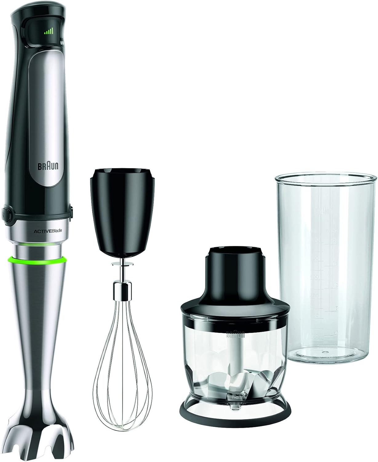 Braun MultiQuick 7 MQ7025X, blender ręczny z technologią ACTIVEBlade i POWERBell Plus