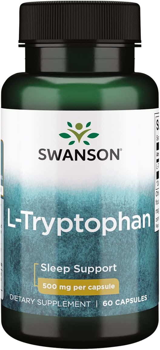 Tryptofan 500 mg 60 kapsułek SWANSON