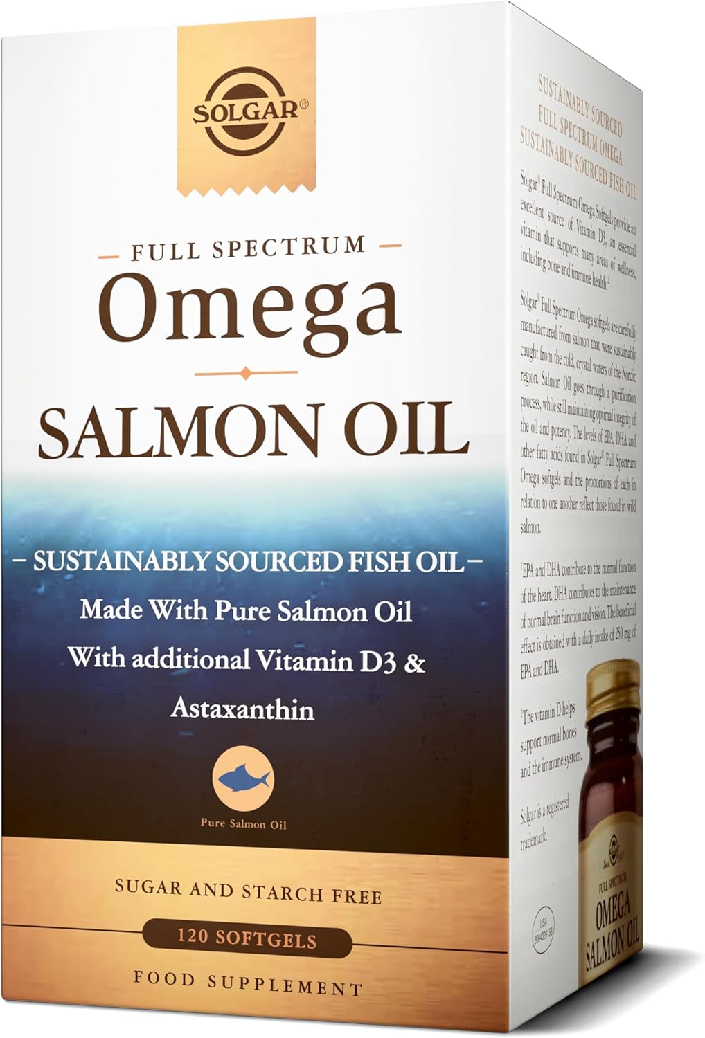 Solgar Full Spectrum Omega Wild Alaskan Salmon Oil 2400mg