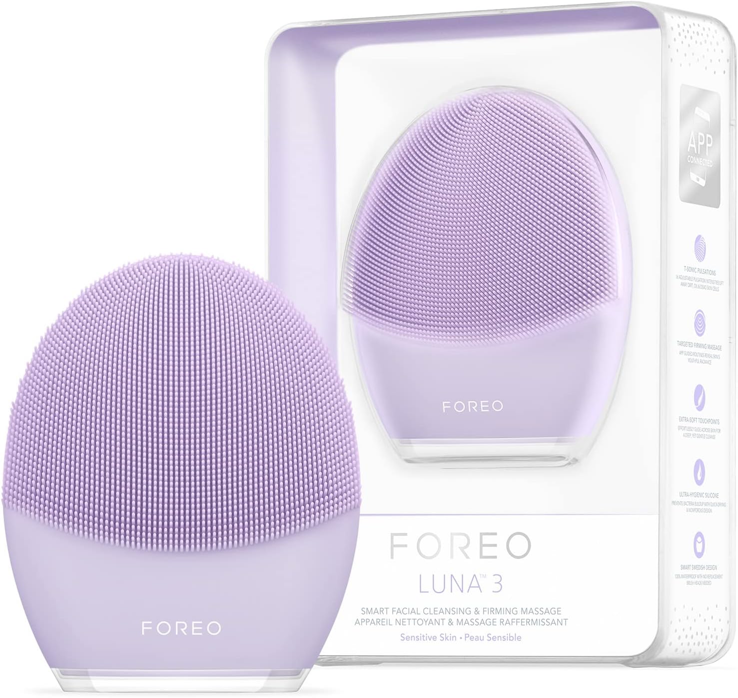 Foreo Luna 3 Wrażliwa Skóra - szczoteczka do oczyszczania twarzy