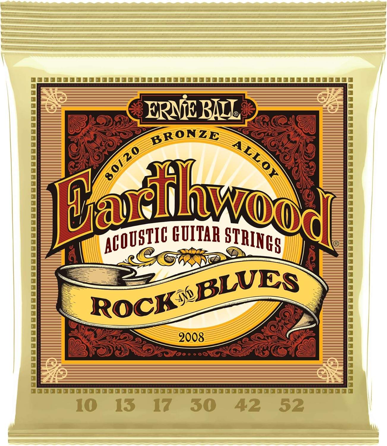 Struny Ernie Ball Earthwood Rock And Blues w wersji miedzianej