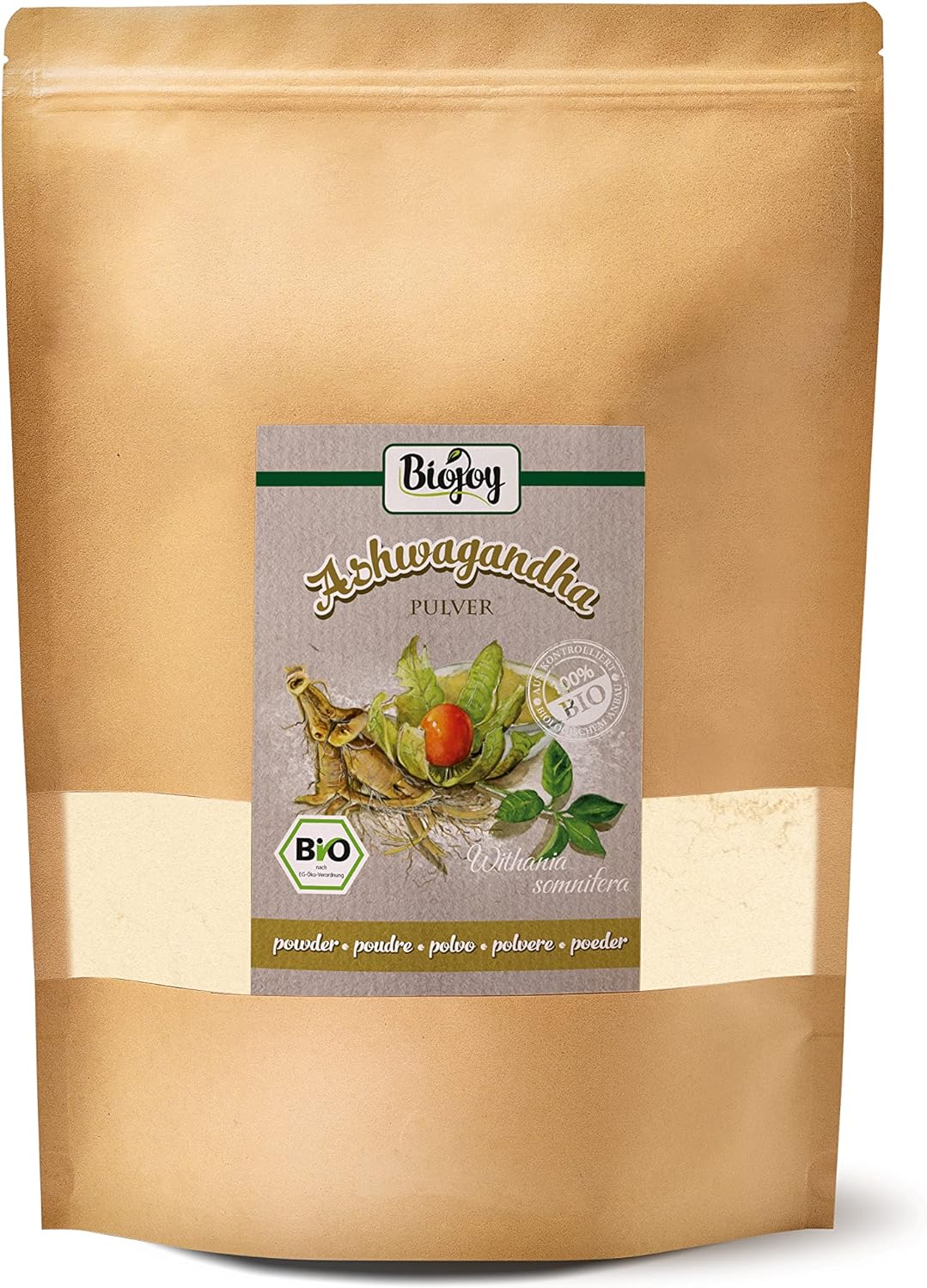 Biojoy BIO-Ashwagandha korzeń w proszku 1 kg