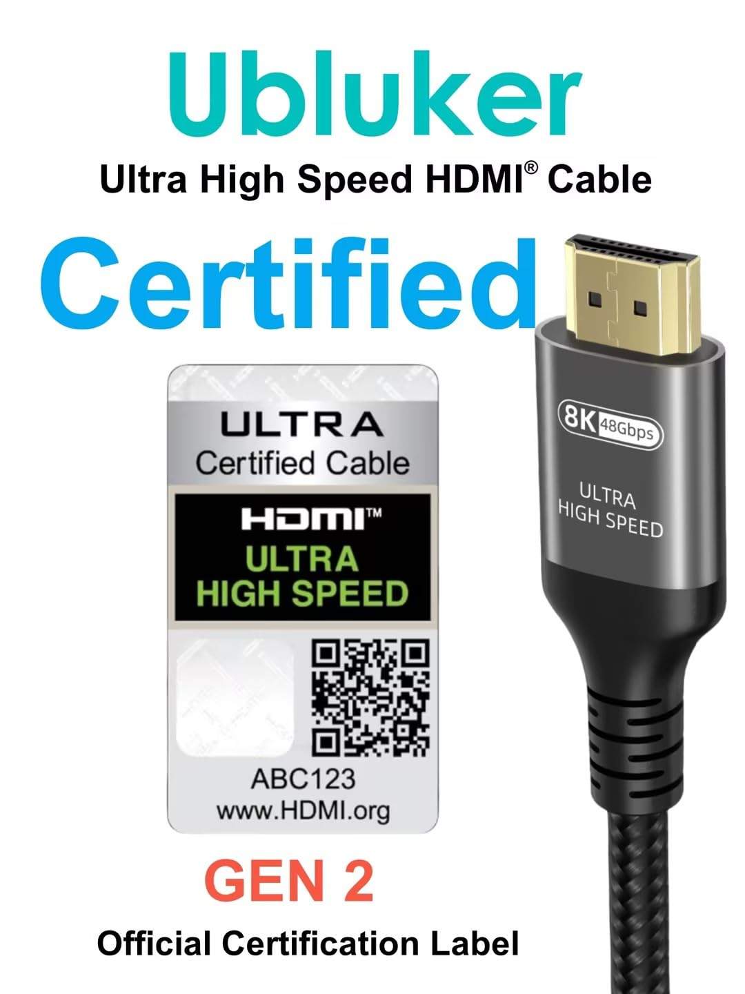 Ubluker HDMI Kabel złącza