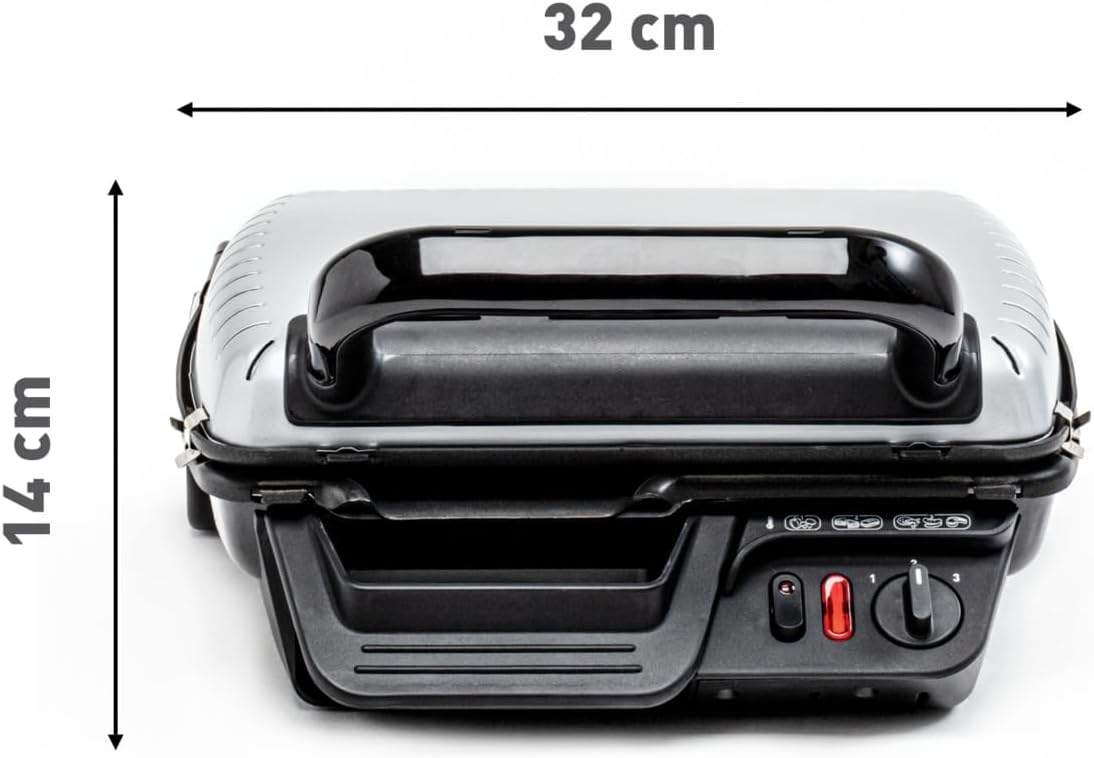 Grill Tefal GC3050 - wypełniony przekąskami