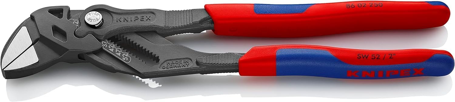 Knipex Szczypce-klucz 250 mm z wielokomponentowymi nasadkami