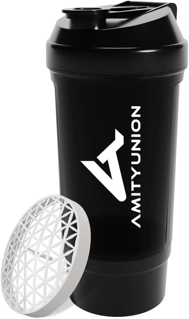 Shaker proteinowy FYRA Midnight Black – Idealny do przygotowania shake'ów białkowych