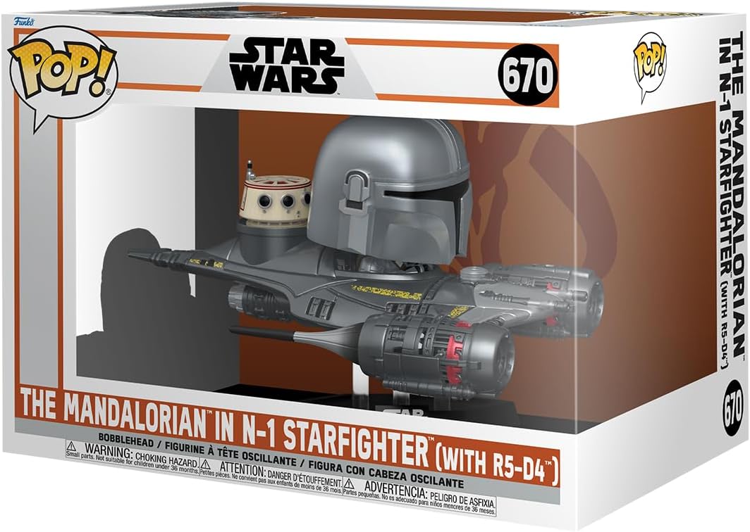 Funko POP! Ride Super Deluxe: The Mandalorian na N-1 Starfighter