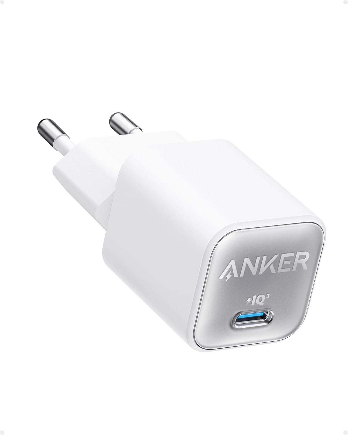 Anker Ładowarka USB C GaN 30 W, 511 (Nano 3) – szybkie ładowanie do iPhone, Galaxy, Pixel