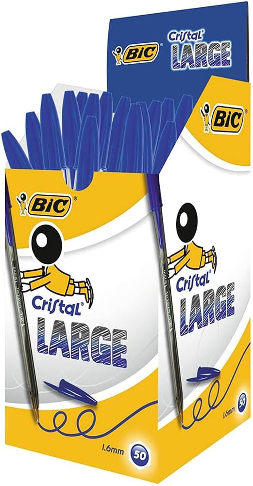 BIC Cristal niebieski długopis z pudełka 50 sztuk