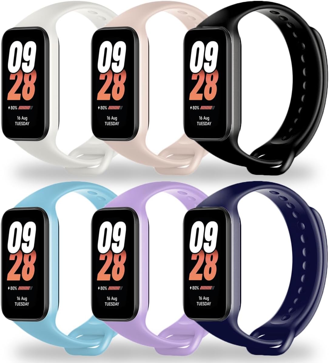 Zapasowy pasek do Xiaomi Smart Band 8 Active w różowym kolorze