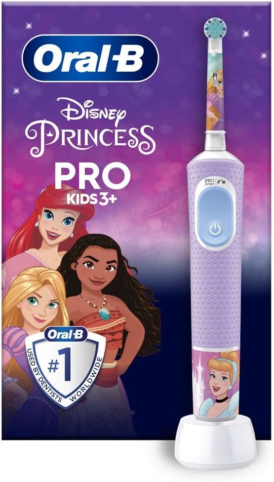 Oral-B Kids Elektryczna Szczoteczka z Motywem Księżniczek Disney