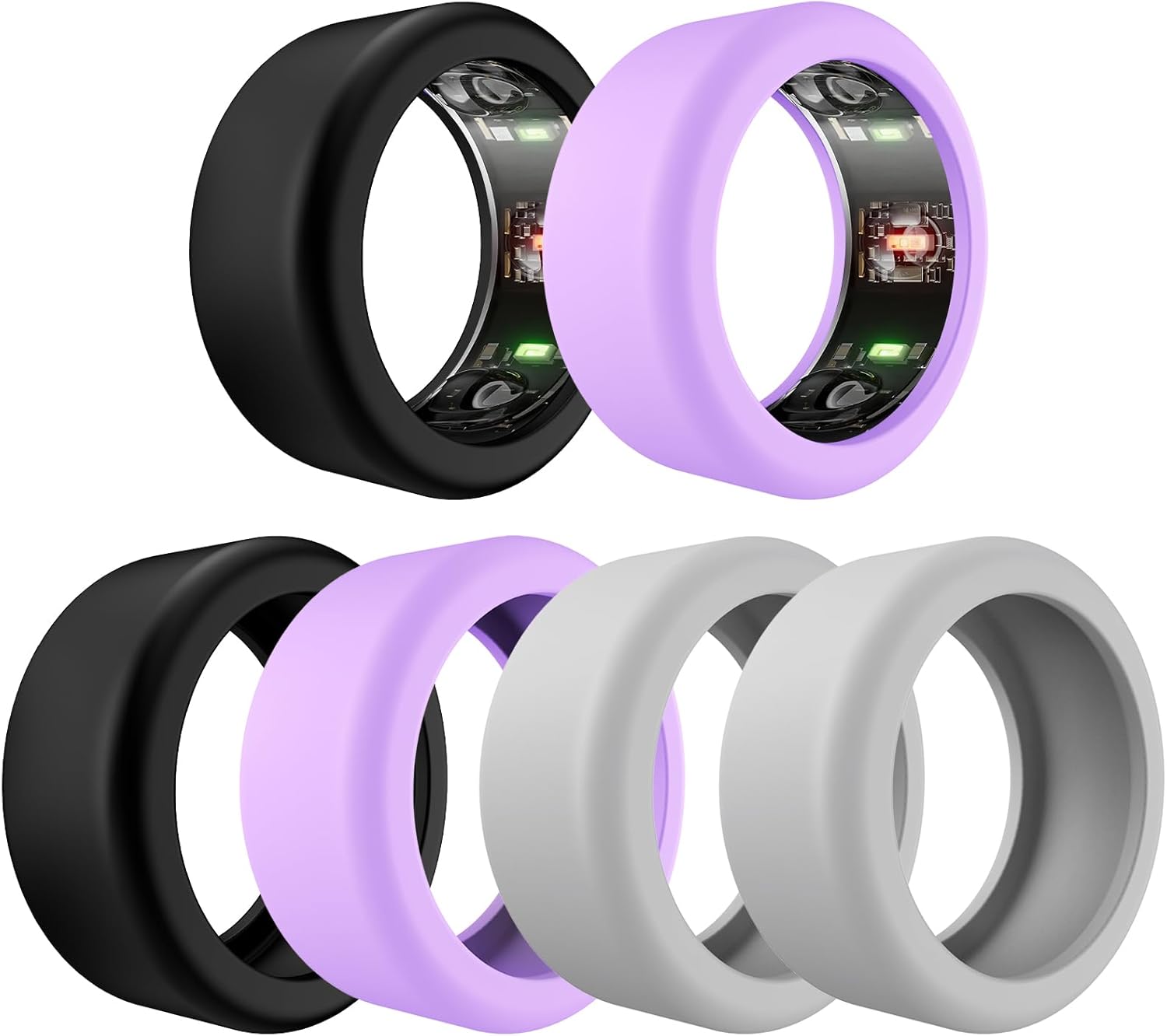 TiMOVO Silicone Ring Case - Kompatybilna z Oura Ring Gen 3