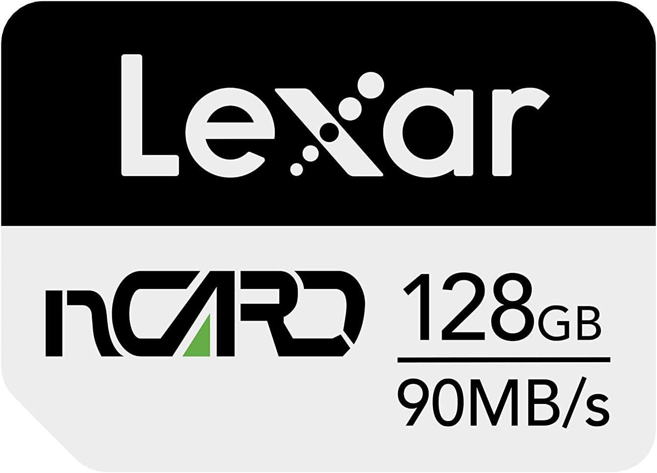 Widok karty Lexar nCARD 128GB z przodu