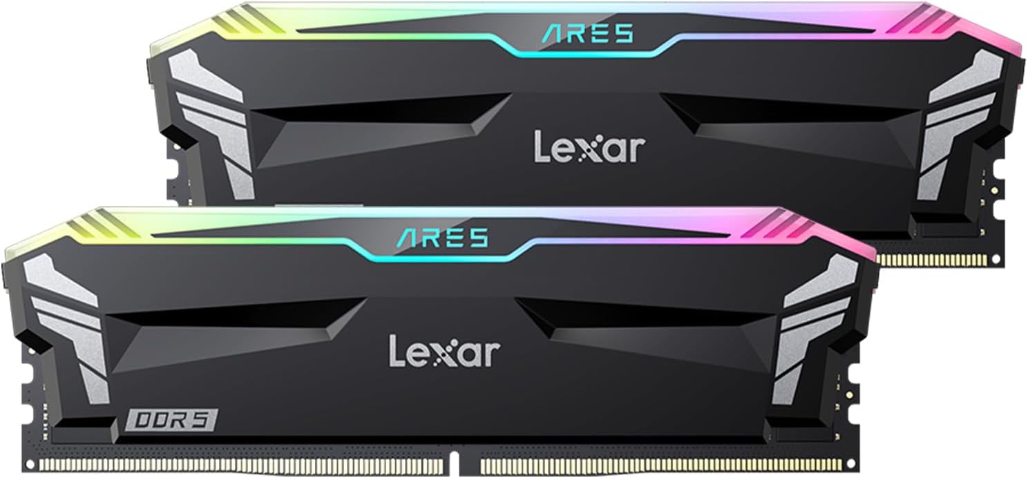 Lexar ARES RGB DDR5 32GB – wygląd modułów pamięci