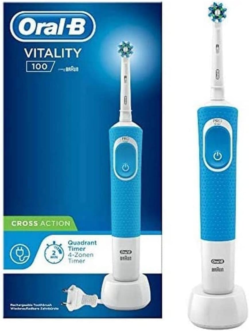 Oral-B Vitality 100 Elektryczna Szczoteczka do Zębów – Skuteczne Czyszczenie Zębów i Dziąseł