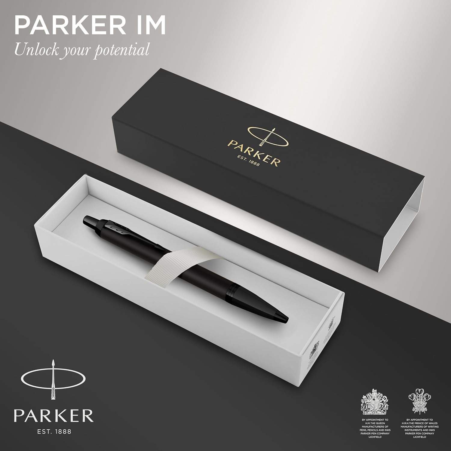 Parker IM 2127618 – długopis w kolorze matowej czerni