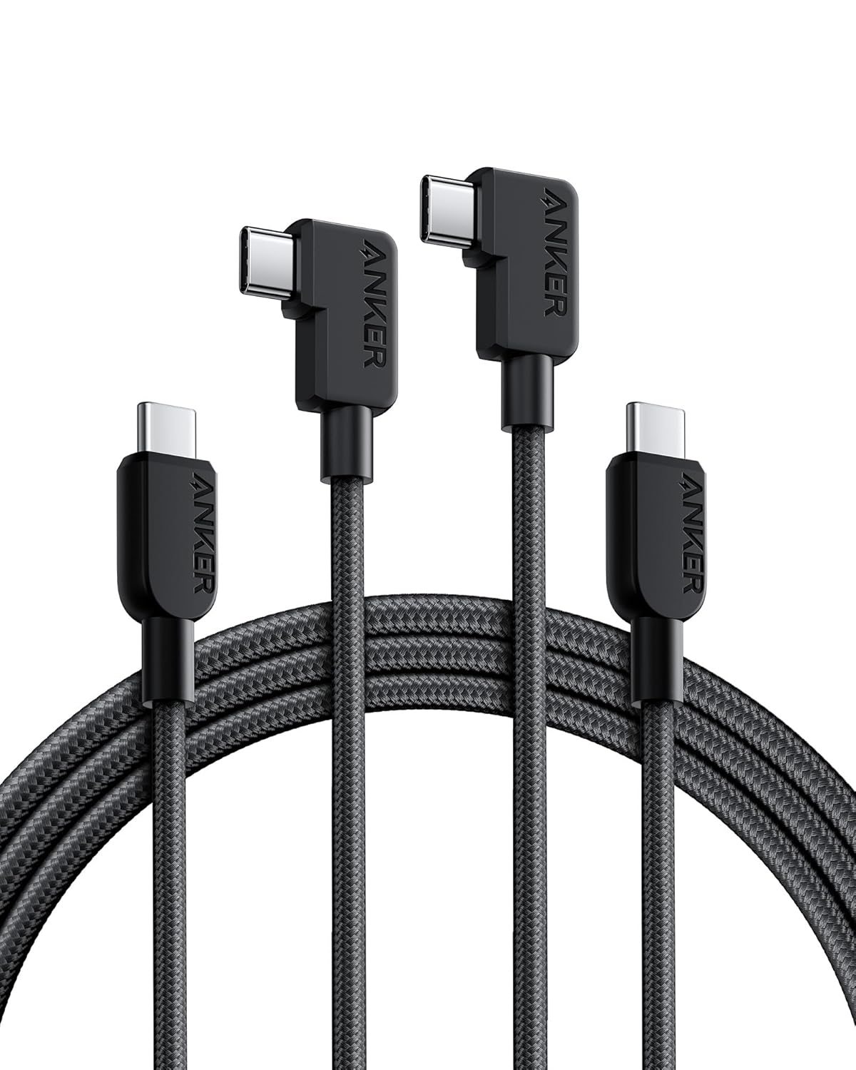 Wytrzymały kabel Anker USB-C z wtyczką kątową