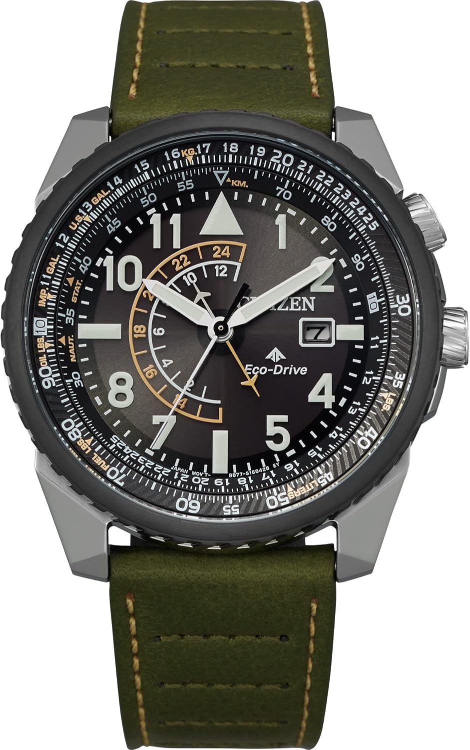 Citizen Eco-Drive BJ7138-04E z czarnym paskiem