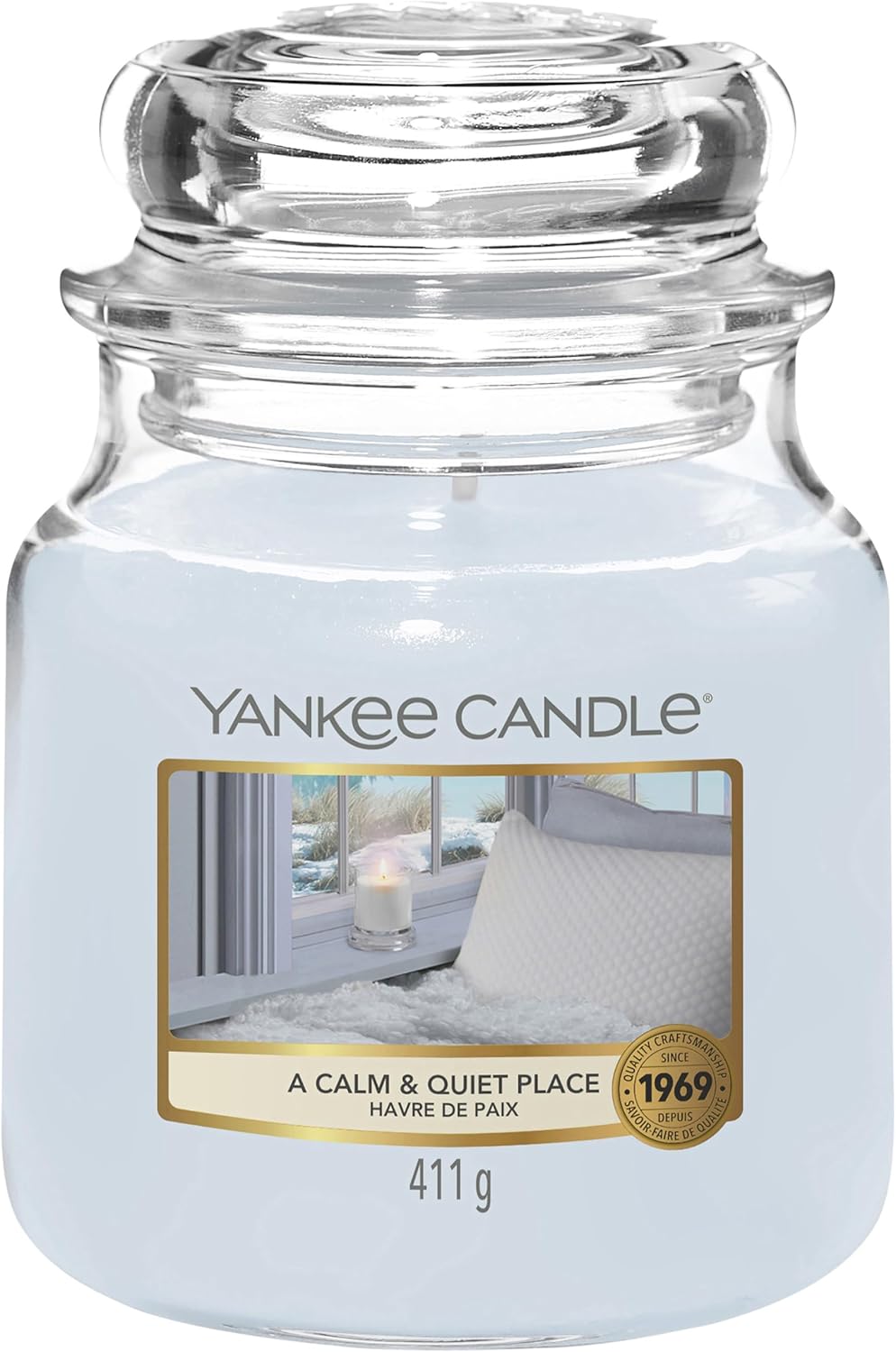 Yankee Candle Classic – biały, 75 godzin palenia