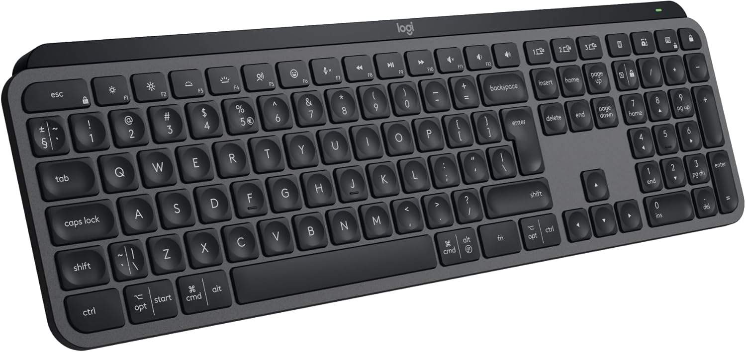 Logitech MX Keys S Bezprzewodowa Klawiatura - widok z góry