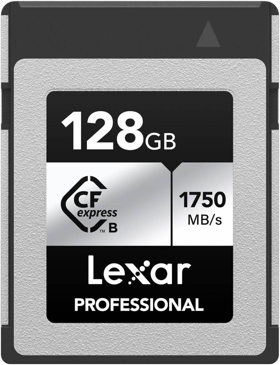 Lexar CFexpress Silver 128GB – Widok z przodu