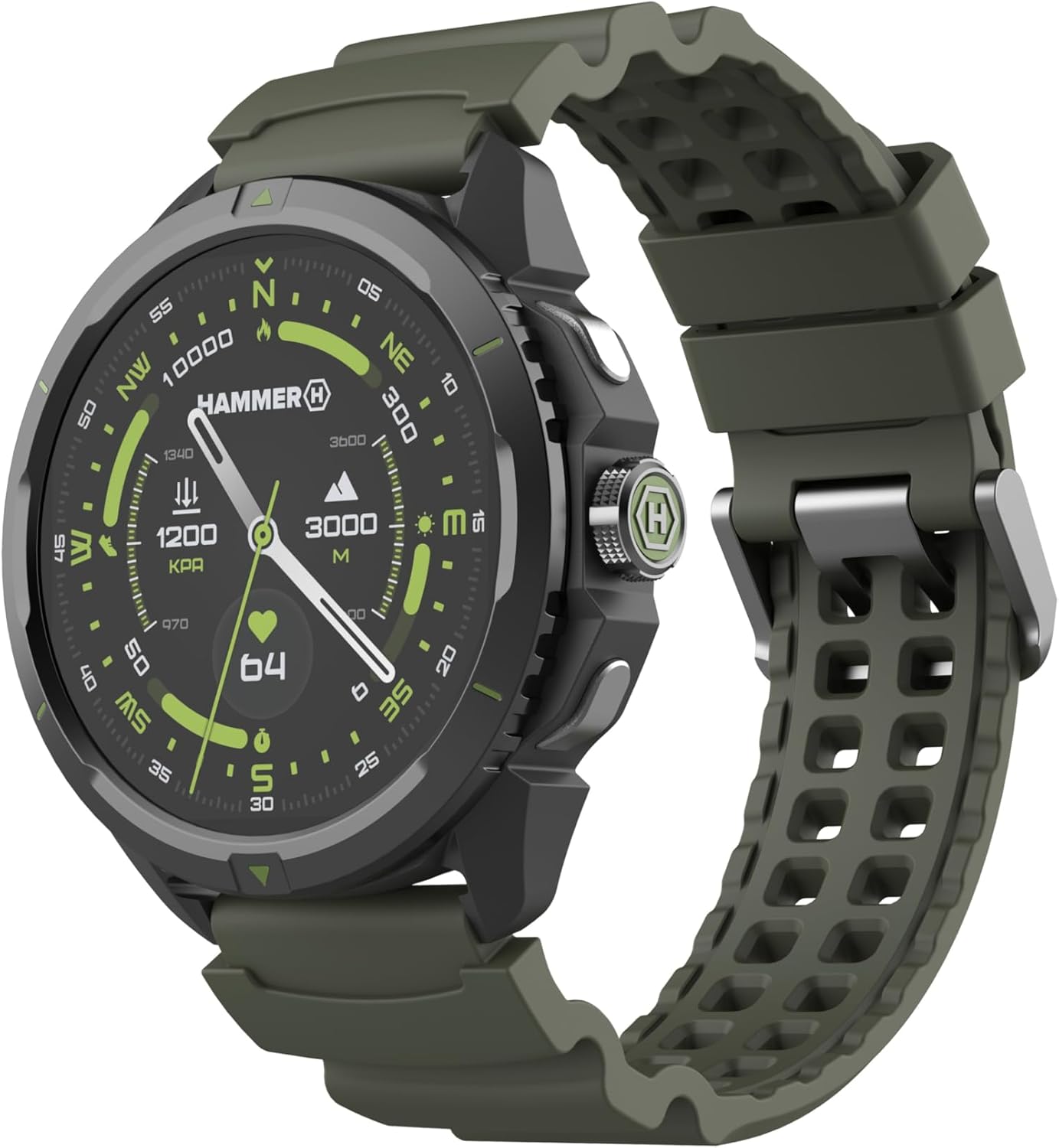 HAMMER Watch 2 Military Edition – widok z przodu