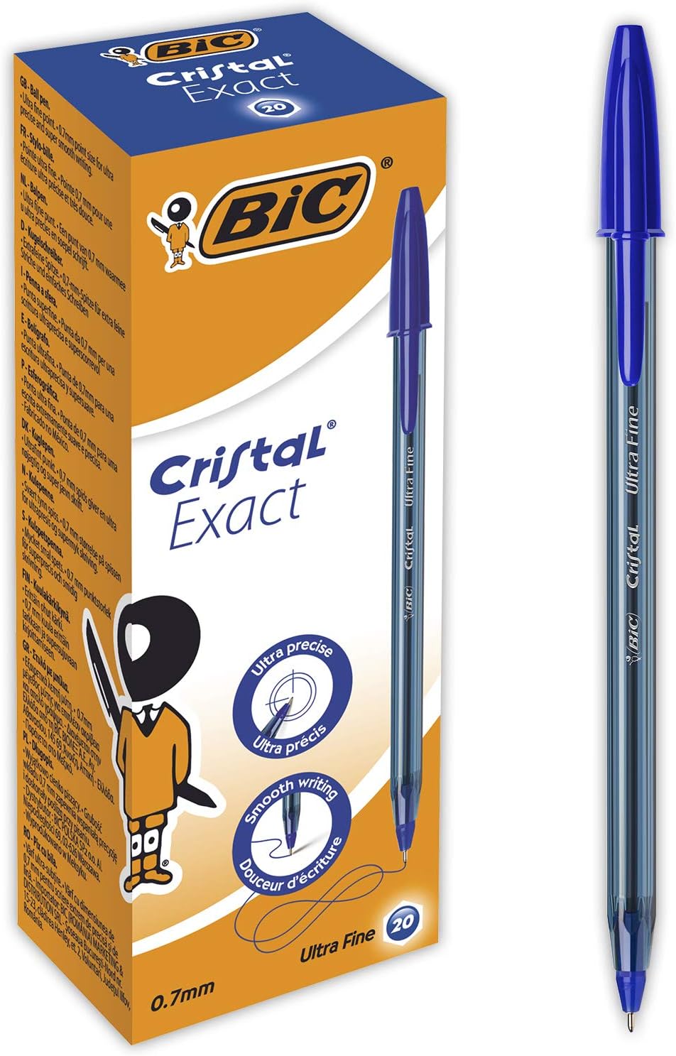 BIC Cristal Exact - opakowanie 20 sztuk