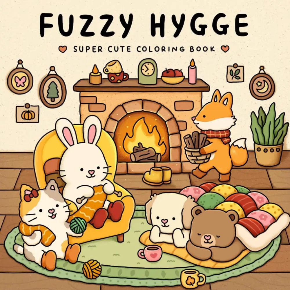 Fuzzy Hygge Kolorowanka - okładka