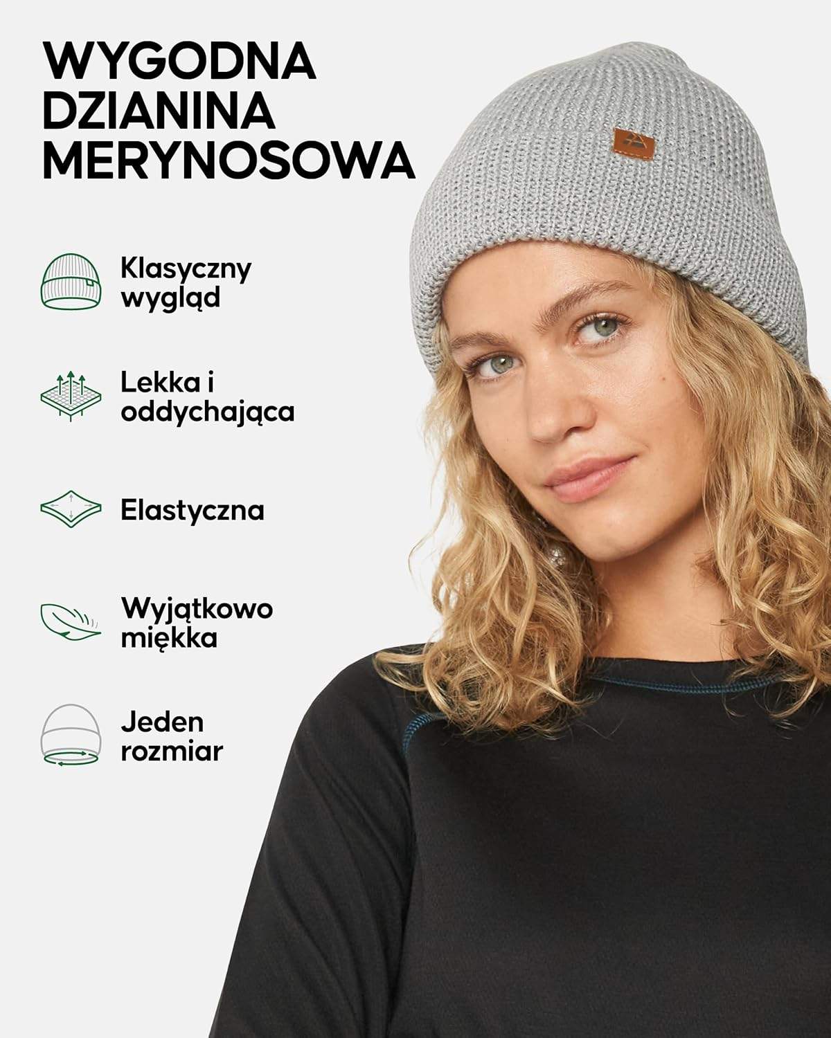 Uniwersalne beanie w stylu uniseks