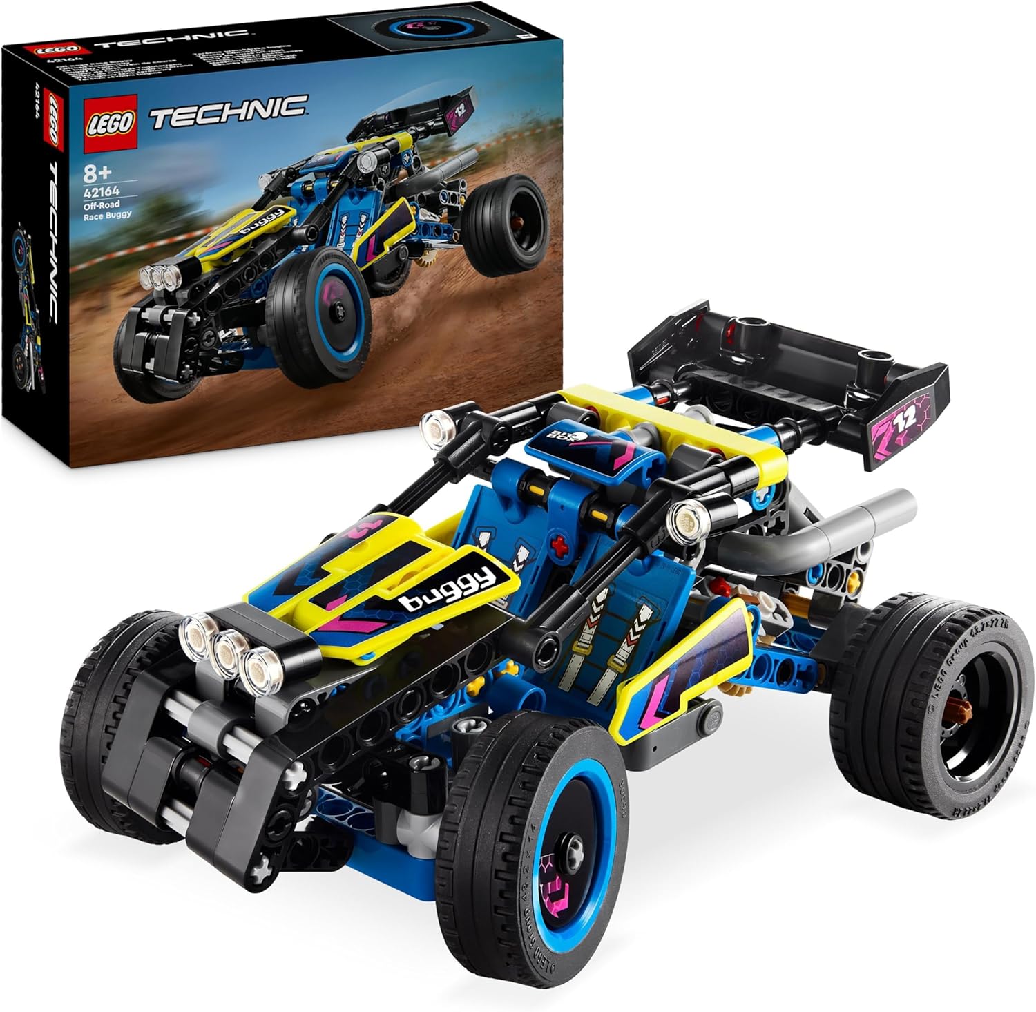 Pierwszy plan na LEGO Technic Wyścigowy łazik terenowy