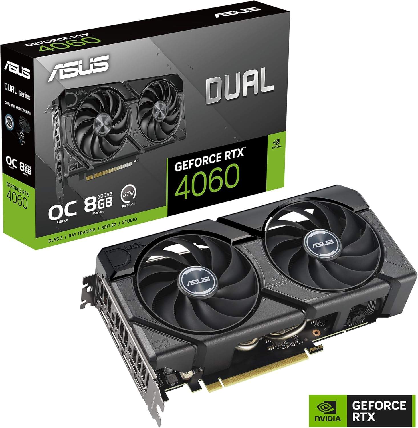 Asus GeForce RTX 4060 – widok z boku