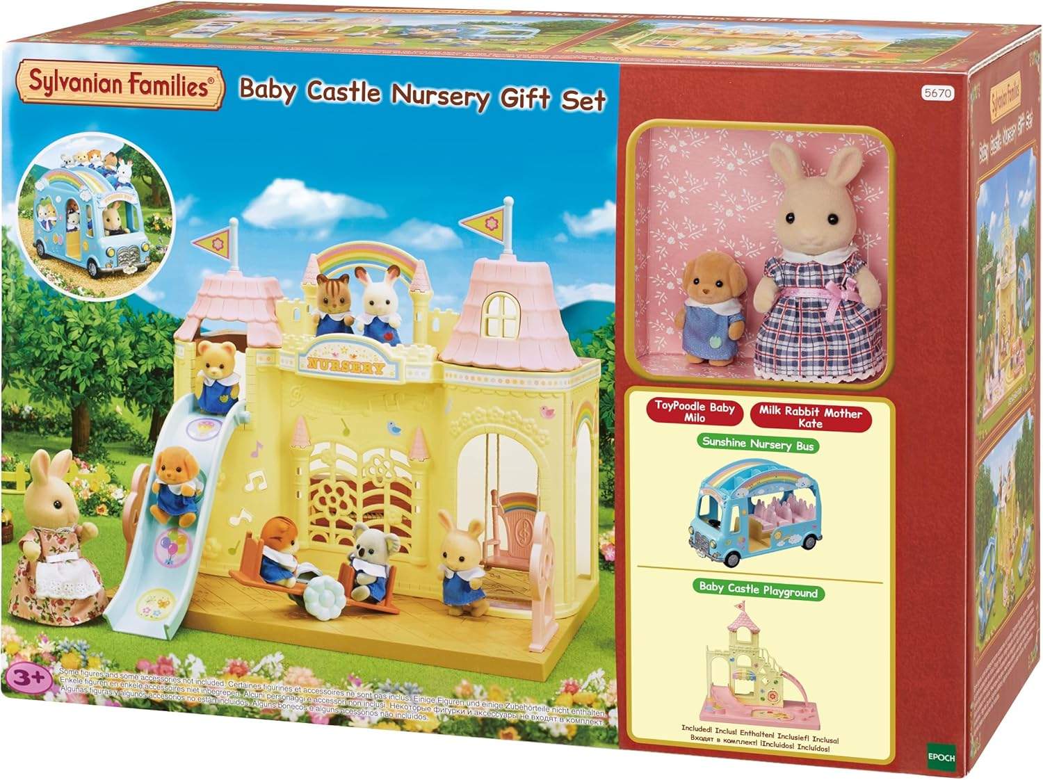 Sylvanian Families Baby Schloßkindergarten - widok z przodu