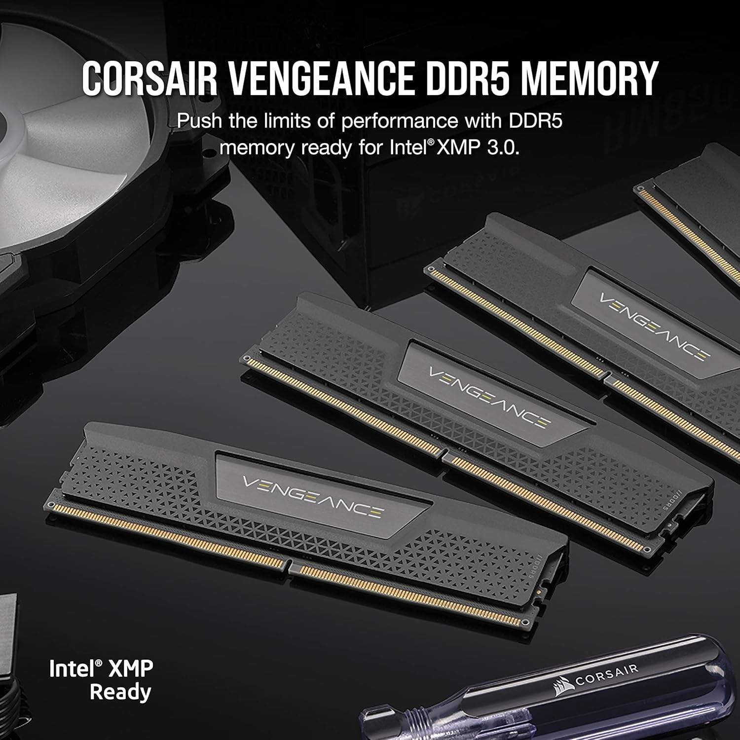 Moduły Corsair Vengeance z bliska