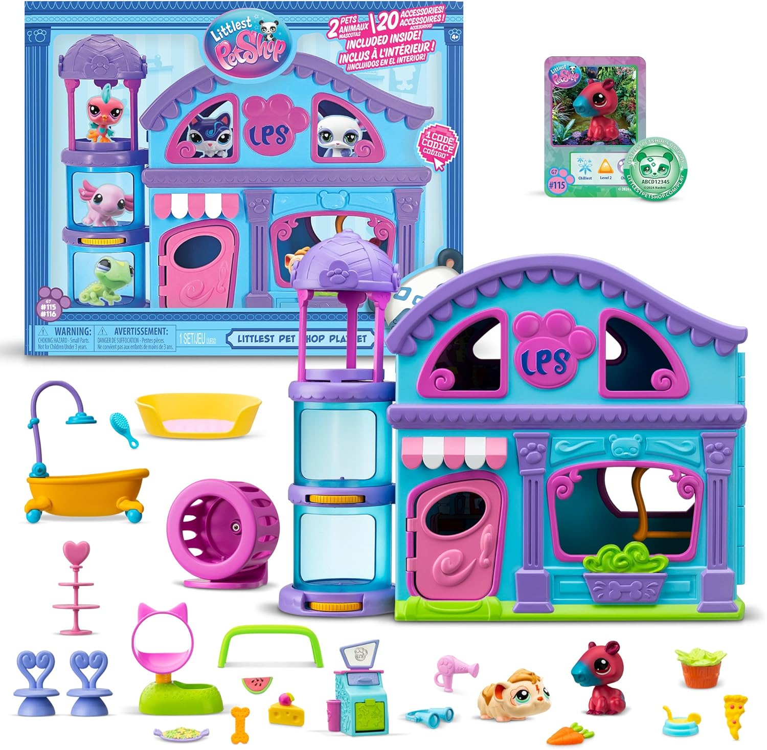 Zestaw Littlest Pet Shop Playset Gen 7 – widok na opakowanie