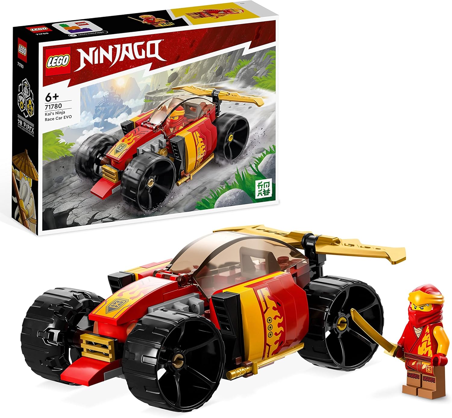 Wyścigowy samochód LEGO NINJAGO Kaia EVO