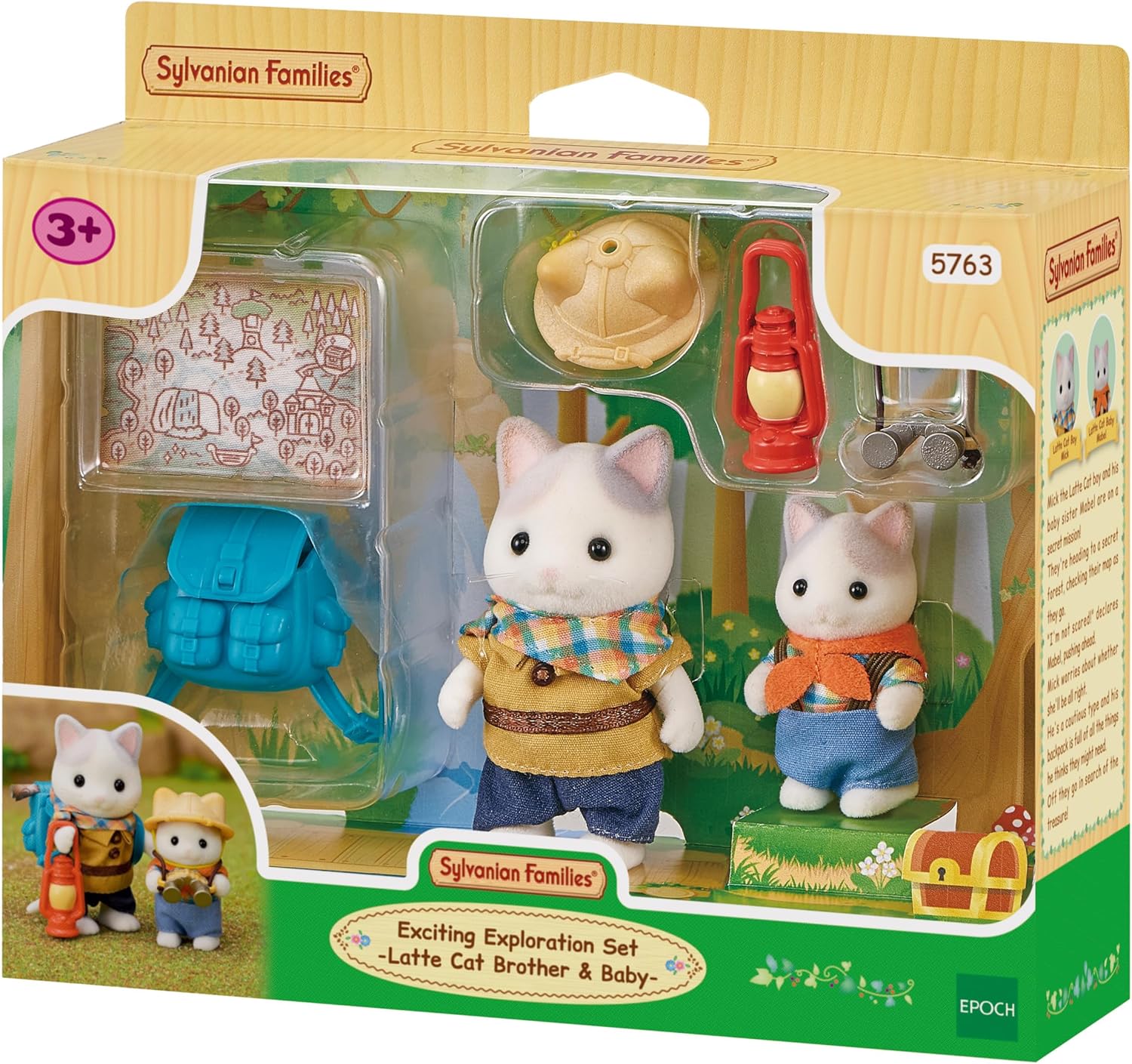 Sylvanian Families Latte Cat Family