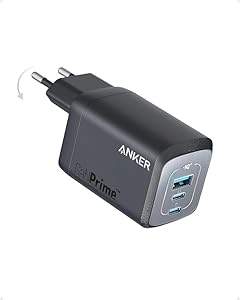 Anker Prime GaN 100W - wymiary w dłoni