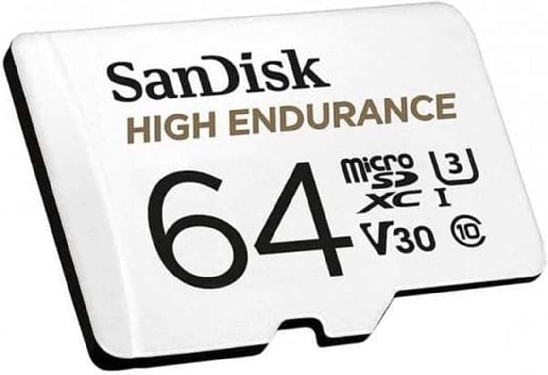 SanDisk High Endurance w zestawie z kamerą