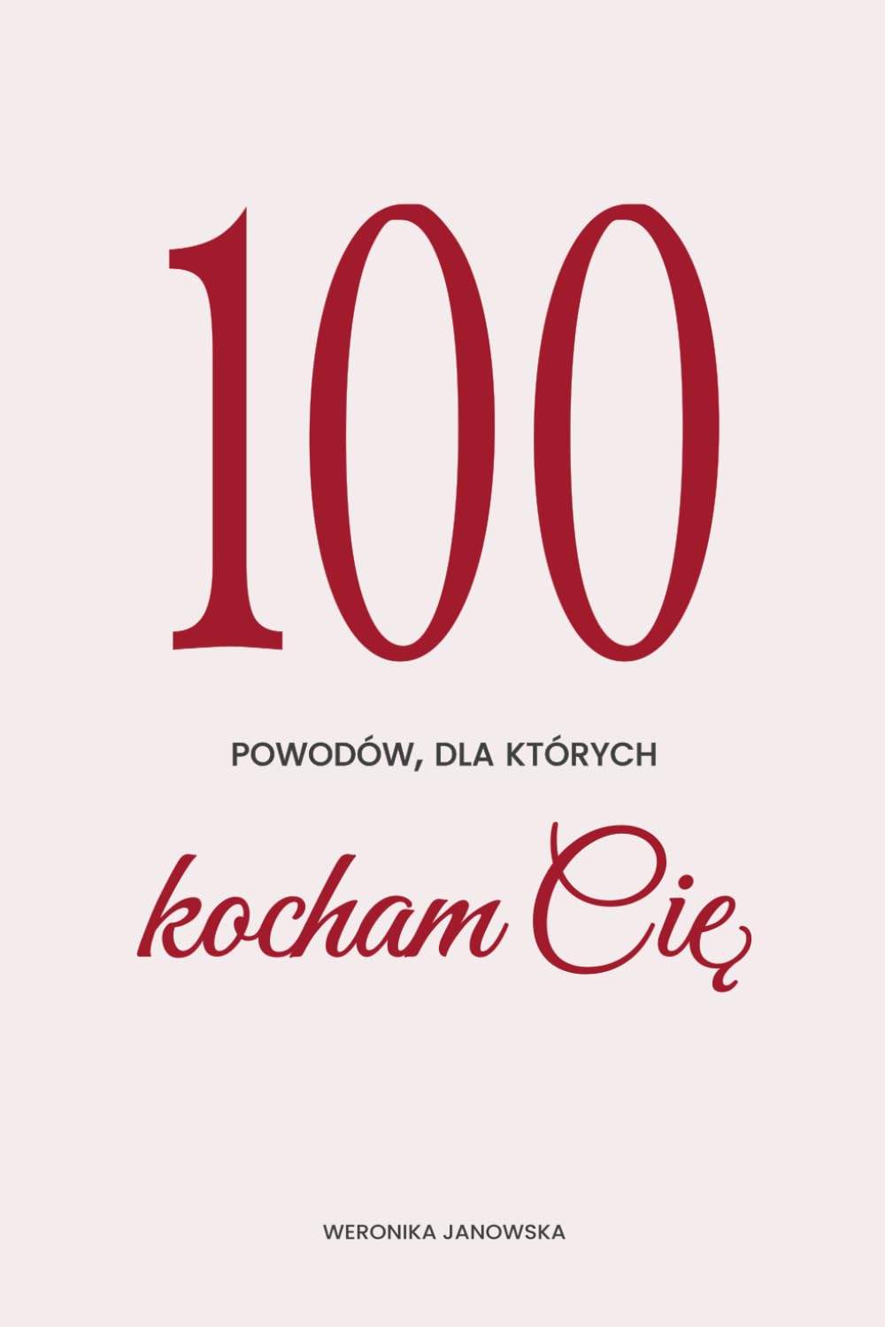 Okładka książki 100 powodów, dla których kocham Cię