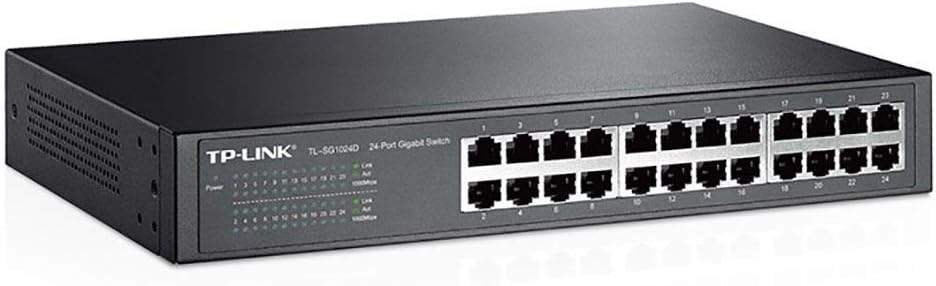 TP-Link 24-Port Gigabit Ethernet Switch - Widok z przodu