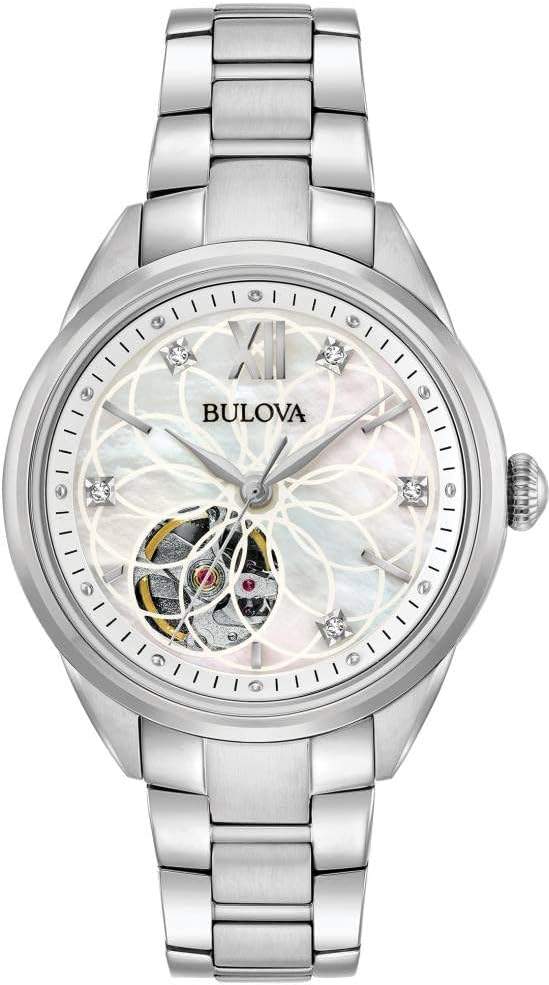 Bulova 96P181 – Zegarek z Srebrną Kopertą