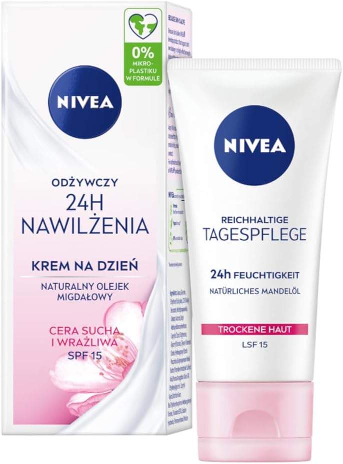 NIVEA 24H Nawilżenia Odżywczy Krem na dzień SPF15