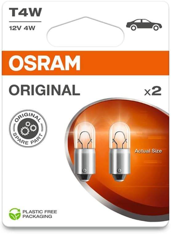 OSRAM T4W 12V – wygląd lampy