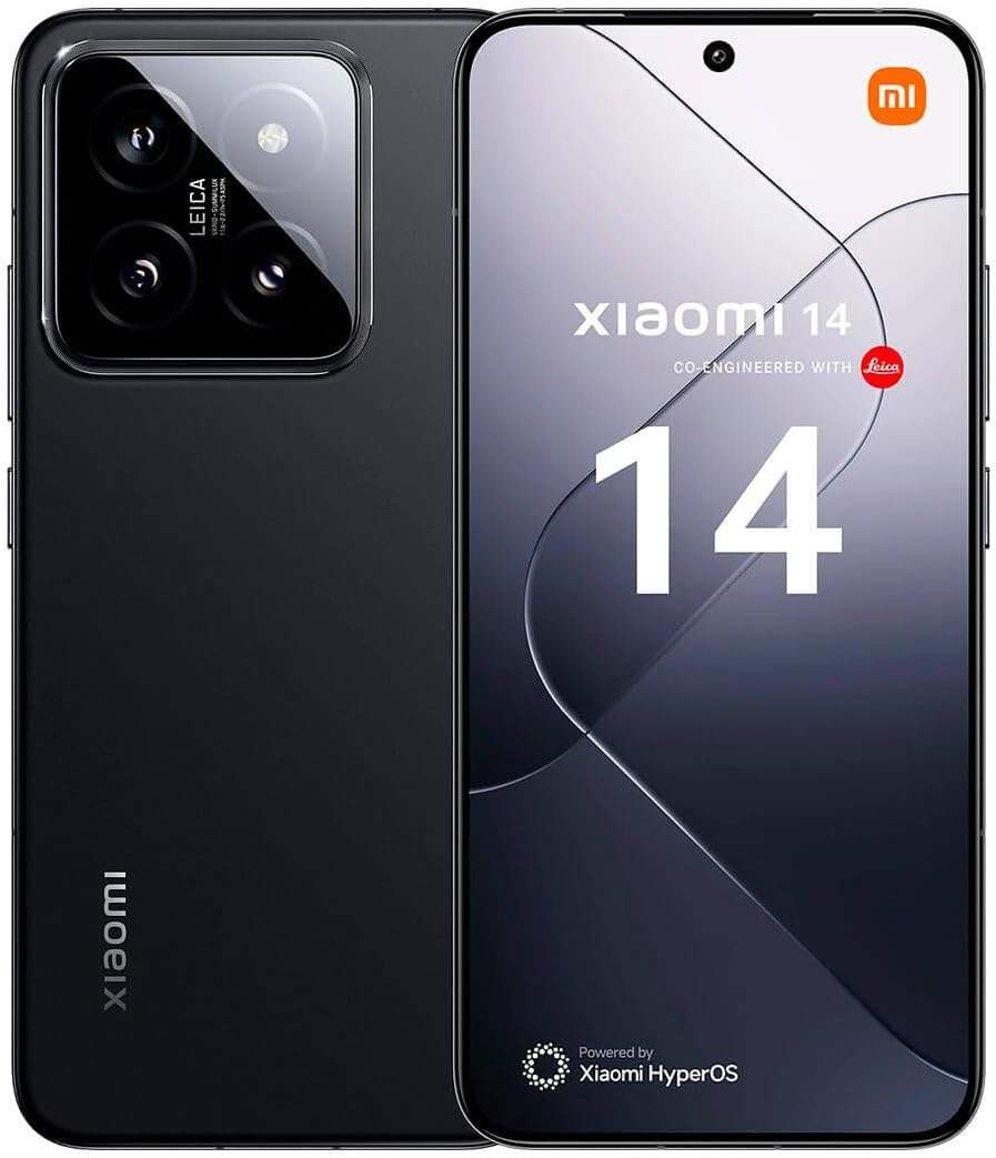 Xiaomi 14 12/512 GB 5G Czarny EU – widok z przodu