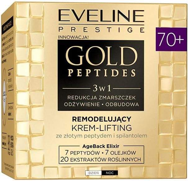 Luksusowy krem liftingujący Eveline Cosmetics Gold Peptides 70+